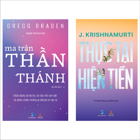 Combo Sách Krishnamurti Thực Tại Hiện Tiền Và Ma Trận Thần Thánh