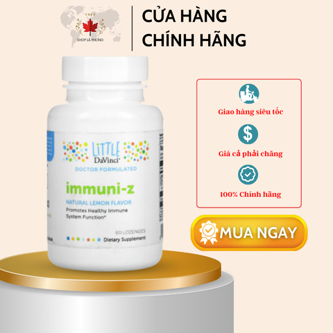 Viên ngậm bổ mắt Little DaVinci, Immuni-Z (60 viên)