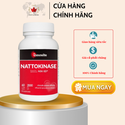 Thuốc bổ mắt Nattokinase của Innovite (60 viên)