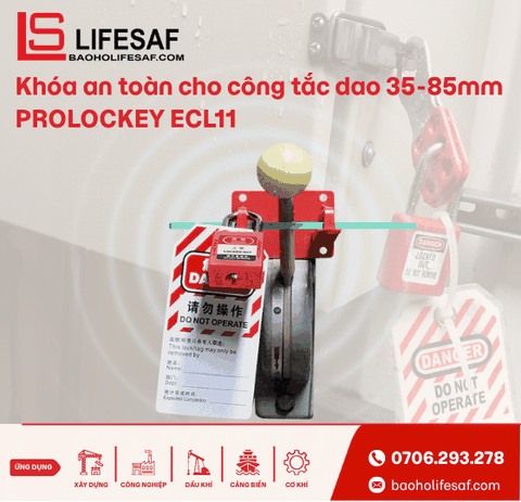 Khóa an toàn cho công tắc dao 35-85mm PROLOCKEY ECL11
