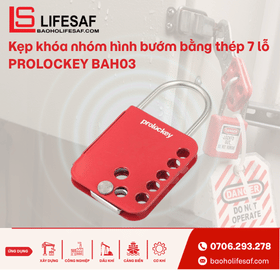 Kẹp khóa nhóm hình bướm bằng thép 7 lỗ PROLOCKEY BAH03