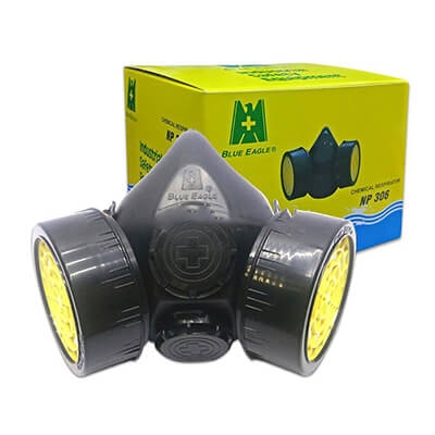 Mặt nạ phòng độc Blue Eagle NP 306 đã bao gồm phin lọc RC203