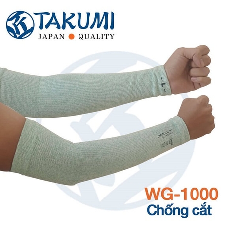 Ống tay chống cắt, chống nắng Wonder Grip WG-1000 dệt từ sợi làm mát