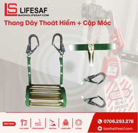 Thang Dây Thoát Hiểm + Cặp Móc