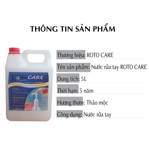 Xà Bông Rửa Tay Rotocare500 | RC500