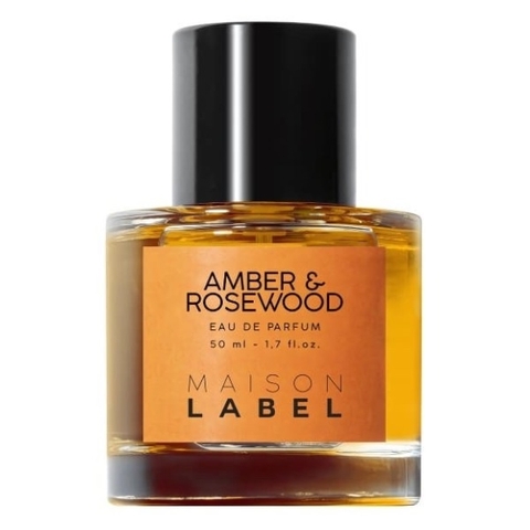 Label Amber & Rosewood