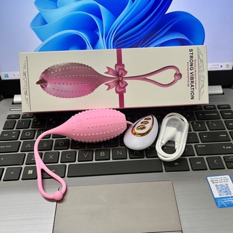 Trứng Rung Lưỡi Gai Kèm Điều Khiển Từ Xa 10 Chế Độ