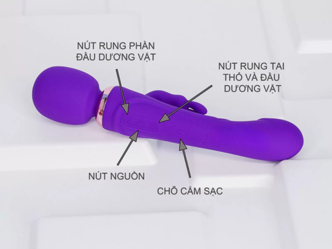 Dương Vật Giả Đa Năng Có Nhánh Peter The Great Rung Nhiều Chế Độ