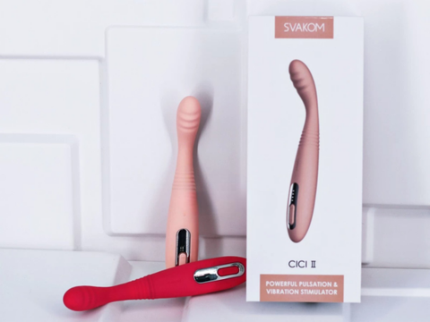 Svakom CiCi II Massage Điểm G Rung Thụt Hàng USA
