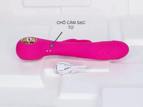 Máy Massage Điểm G Rabbit Rung 9 Chế Độ Màn LCD
