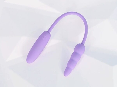 Trứng Rung Sạc Nhỏ Gọn Kích Thích 2 Đầu Âm Đạo Và Hậu Môn