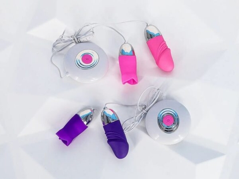 Trứng Rung 2 Đầu Mạnh Mẽ – Lưỡi Liếm Kèm Dương Vật