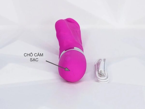 Dương Vật Giả Cầm Tay Đa Năng Có Nhánh Tai Thỏ