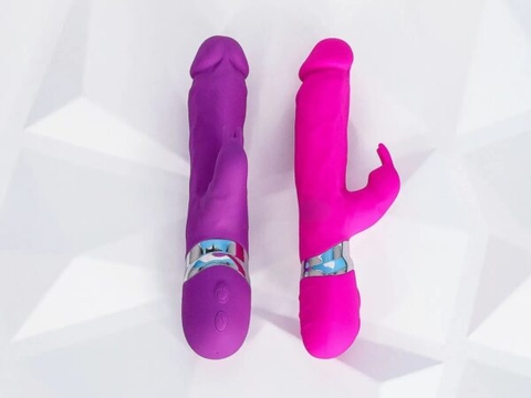 Dương Vật Giả Cầm Tay Đa Năng Có Nhánh Tai Thỏ