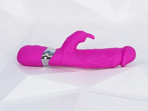 Dương Vật Giả Cầm Tay Đa Năng Có Nhánh Tai Thỏ