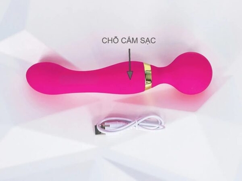 Máy Massage Stick Hai Đầu Rung Kích Thích Điểm G Mạnh Mẽ