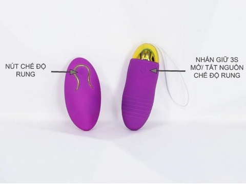 Trứng Rung Safiman Pin Sạc 7 Chế Độ Cực Mạnh