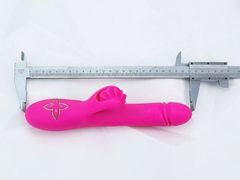 Dương Vật Giả Kèm Lưỡi Cao Cấp Esther Bi Xoay Rung – Thụt