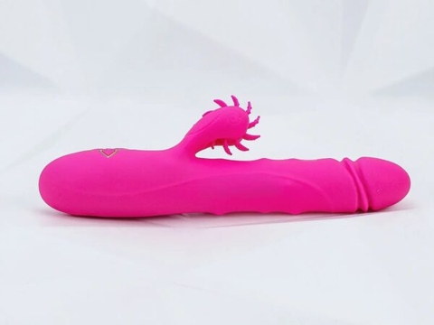 Dương Vật Giả Kèm Lưỡi Cao Cấp Esther Bi Xoay Rung – Thụt