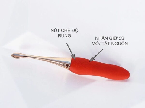 Máy Mát Xa Điểm G 3 Đầu Pin Sạc Nhỏ Gọn