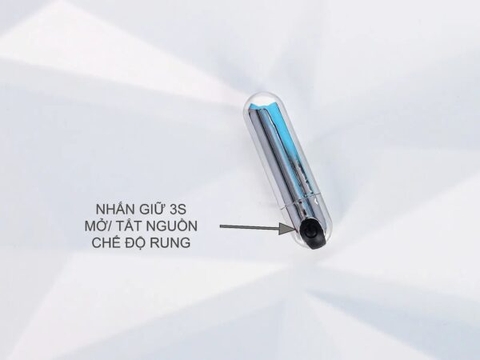 Trứng Rung Tình Yêu Viên Đạn Pin Sạc