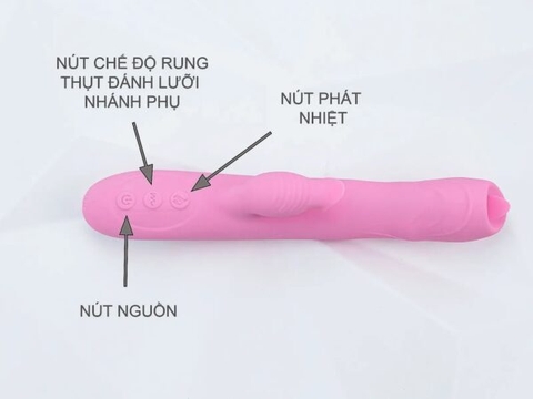 Dương Vật Giả Đa Năng Joker Rung, Thụt, Lưỡi Liếm Tỏa Nhiệt