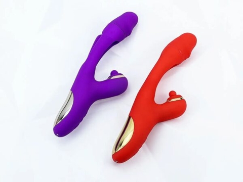 Máy Massage Lưỡi Liếm Đa Năng Kèm Nhánh Phụ Pin Sạc