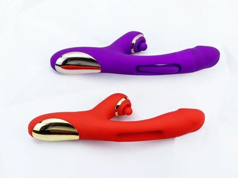 Máy Massage Lưỡi Liếm Đa Năng Kèm Nhánh Phụ Pin Sạc