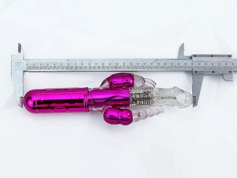 Dương Vật Giả 3 Đầu Rung Thụt Ngoáy Pin Sạc Cao Cấp