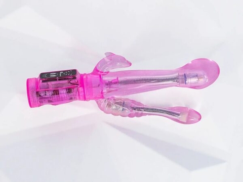 Dương Vật Giả Đa Năng Intimate Tease 3 Nhánh Rung Kích Thích