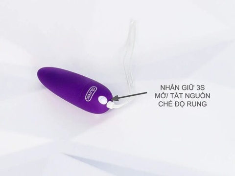 Trứng Rung Tình Yêu Durex S-VIBE 5 Chế Độ Rung Pin Sạc