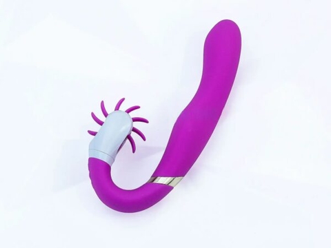 Lưỡi Liếm Rung Xoay 2 Đầu Đa Năng 12 Chế Độ