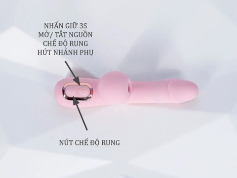 Dương Vật Giả Đa Năng Milly Có Nhánh Phụ Rung Hút Nhỏ Gọn