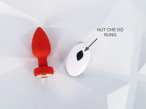 Kích Hậu Plug Rung Kích Thích Kèm Điều Khiển Từ Xa