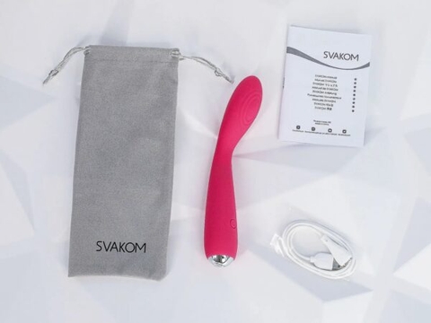 Ngón Tay Massage Điểm G Svakom Iris Cao Câp Rung Nhiều Chế Độ Hàng USA