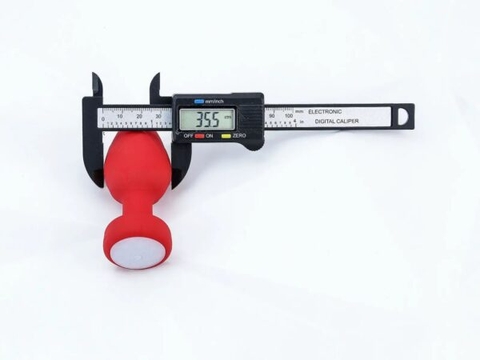 Phích Cắm Hậu Môn Rung & Phát Sáng Điều Khiển Từ Xa