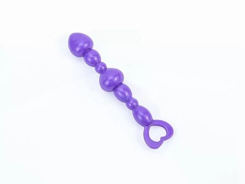 Kích Hậu Silicon Anal Beads Trái Tim