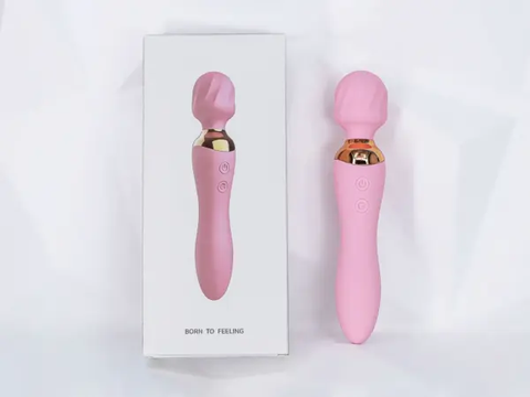 Máy Massage Rung Hai Đầu Kèm Tỏa Nhiệt Kích Thích Cực Khoái