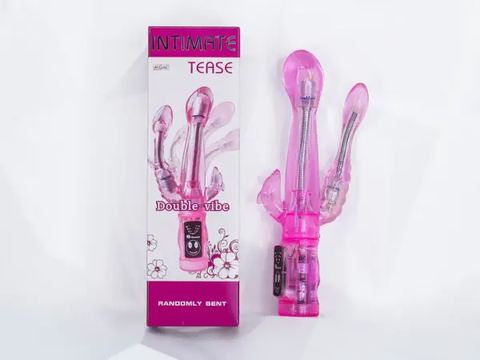 Dương Vật Giả Đa Năng Intimate Tease 3 Nhánh Rung Kích Thích