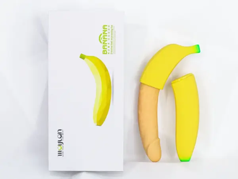 Dương Vật Giả Ngụy Trang Chuối Rung Cực Mạnh