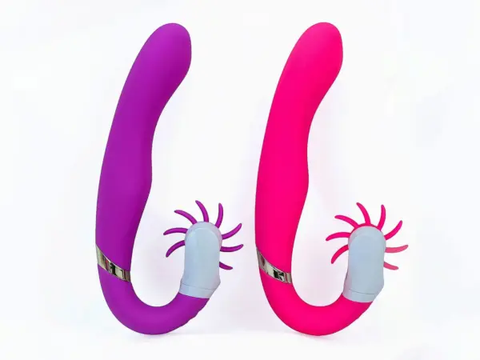 Lưỡi Liếm Rung Xoay 2 Đầu Đa Năng 12 Chế Độ