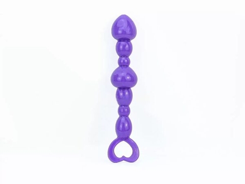 Kích Hậu Silicon Anal Beads Trái Tim
