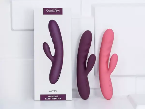 Máy Massage Điểm G Rung Thụt Svakom Avery Hàng USA