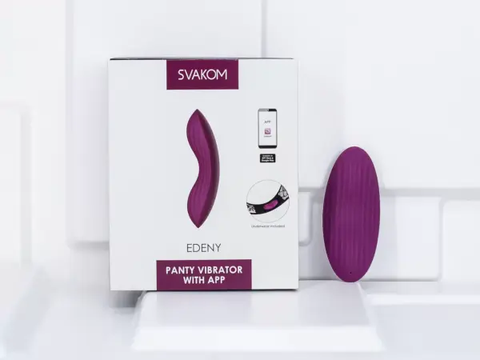 Máy Rung Âm Đạo Svakom Edeny Siêu Mềm Điều Khiển App Kèm quần lót