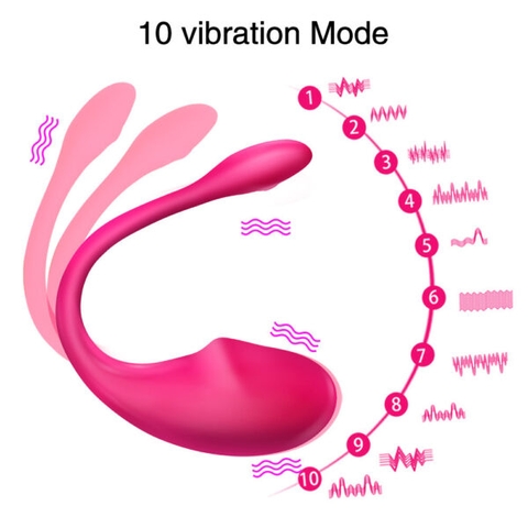 Trứng Rung Vibrator 9 Chế Độ Điều Khiển Trên APP