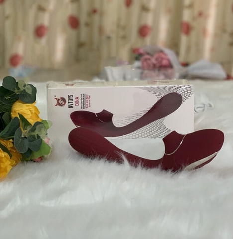 [THANH LÝ BỎ MẪU]Máy Massage Bú Mút Rung Tự Động 2 Đầu Dina