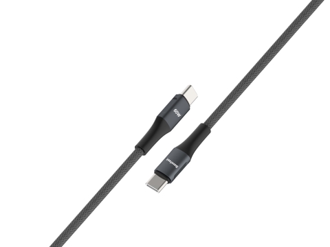 Dây sạc nhanh C to C Basefast CS18C 60W 1M/2M bện dù cao cấp