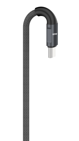 Dây sạc nhanh C to C Basefast CS18C 60W 1M/2M bện dù cao cấp