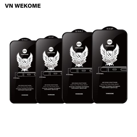 Kính Cường Lực 4D chống nhìn trộm chính hãng VNWEKOME cho iPhone