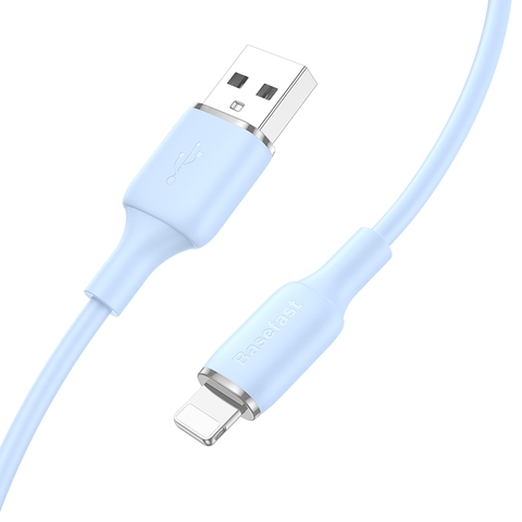 Cáp sạc nhanh 2.4A USB to lightning dây silicon siêu bền - Basefast CS55i